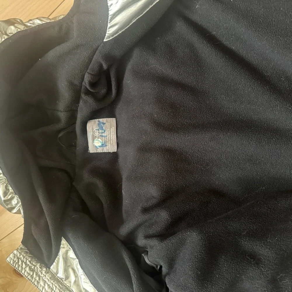 Primary Metallic Silver Kids‎ Puffer Jacket